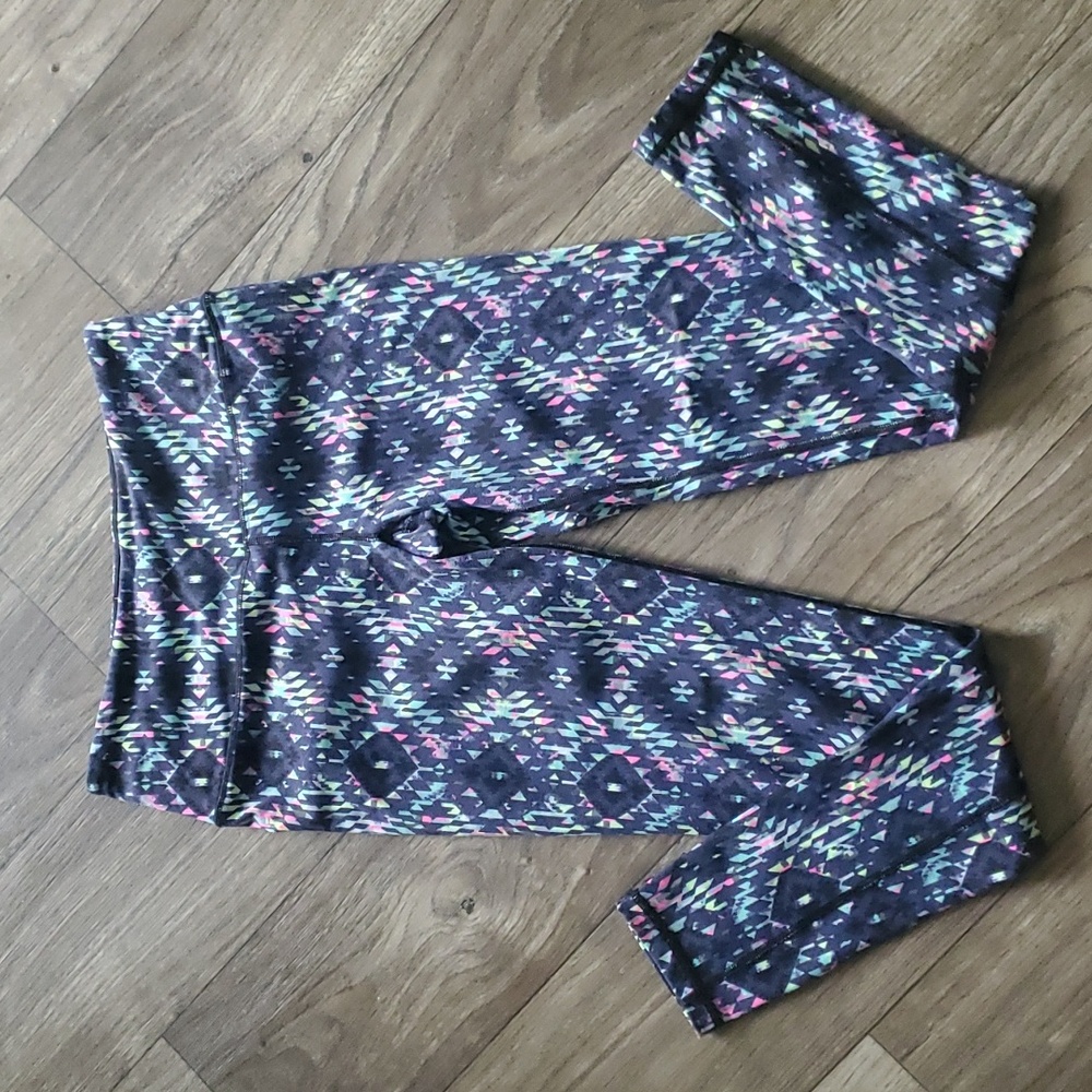 EUC VSX Sport Victoria's Secret Knockout Tights Full Length Size Small
